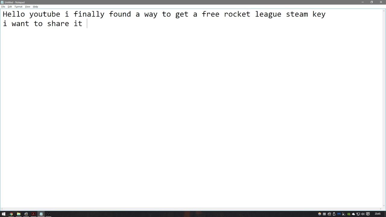 free rocket league steam account